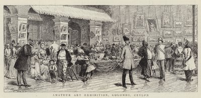 Amateur Art Exhibition, Colombo, Ceylon by Adrien Emmanuel Marie